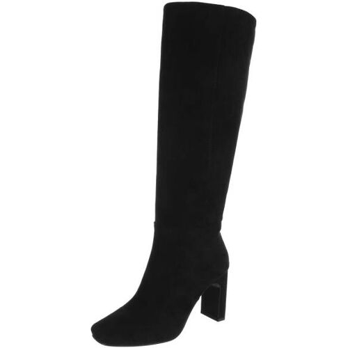 Ital-Design High-Heel Stiefel für Damen in Schwarz