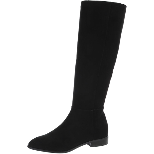 Ital-Design Flache Stiefel für Damen in Schwarz