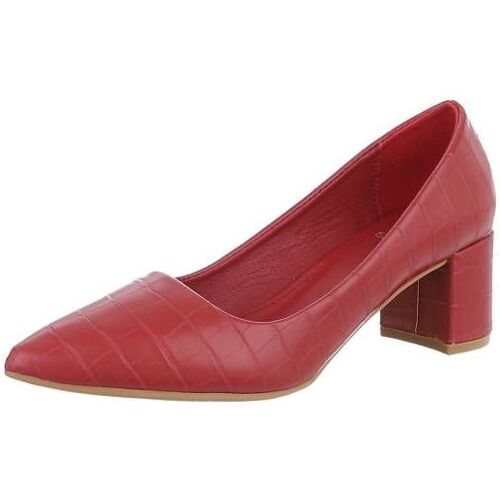 Ital-Design Klassische Pumps für Damen in Rot