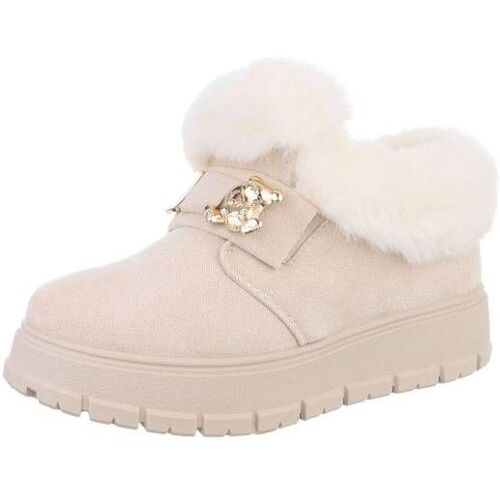 Ital-Design Snowboots für Damen in Beige