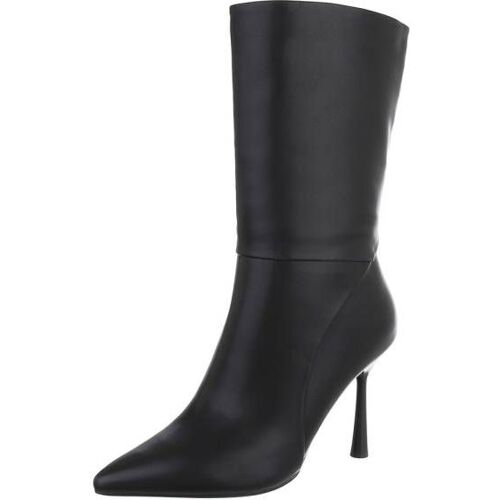Ital-Design High-Heel Stiefel für Damen in Schwarz