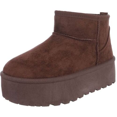 Ital-Design Snowboots für Damen in Braun