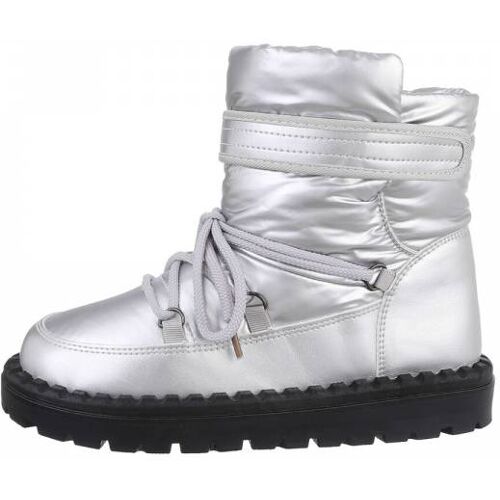 Ital-Design Snowboots für Damen in Silber