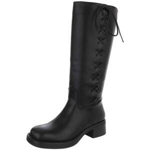 Ital-Design Klassische Stiefel für Damen in Schwarz Ital-Design Klassische Stiefel für Damen in Schwarz
