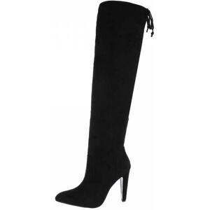 Ital-Design Overknees für Damen in Schwarz Ital-Design Overknees für Damen in Schwarz