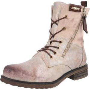 Ital-Design Flache Stiefeletten für Damen in Gold Ital-Design Flache Stiefeletten für Damen in Gold