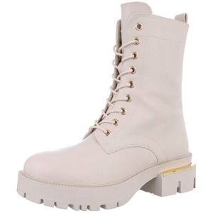 Ital-Design Western- & Bikerboots für Damen in Beige Ital-Design Western- & Bikerboots für Damen in Beige