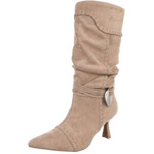 Ital-Design Klassische Stiefel für Damen in Hellbraun Ital-Design Klassische Stiefel für Damen in Hellbraun