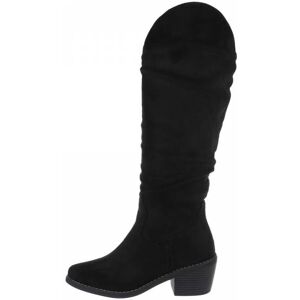 Ital-Design Western- & Bikerstiefel für Damen in Schwarz Ital-Design Western- & Bikerstiefel für Damen in Schwarz