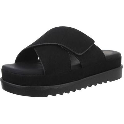 Ital-Design Plateausandaletten für Damen in Schwarz Ital-Design Plateausandaletten für Damen in Schwarz