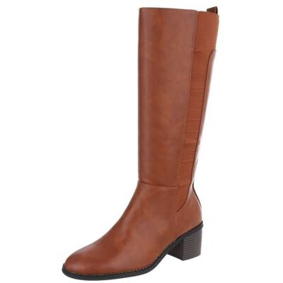 Ital-Design Klassische Stiefel für Damen in Camel Ital-Design Klassische Stiefel für Damen in Camel