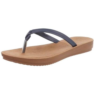 Ital-Design Zehentrenner für Damen in Dunkelblau Ital-Design Zehentrenner für Damen in Dunkelblau