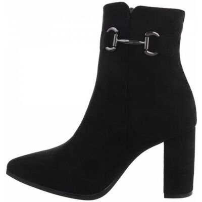 Ital-Design High-Heel Stiefeletten für Damen in Schwarz Ital-Design High-Heel Stiefeletten für Damen in Schwarz
