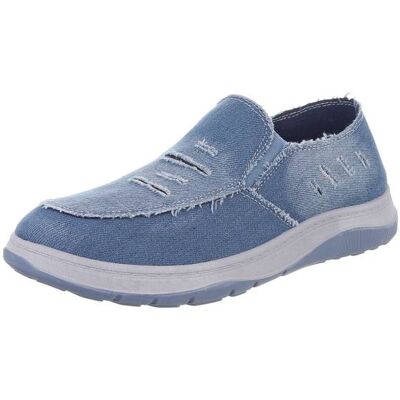 Ital-Design Slipper für Herren in Hellblau Ital-Design Slipper für Herren in Hellblau