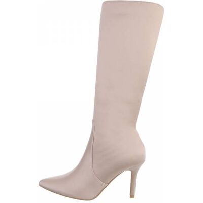 Ital-Design High-Heel Stiefel für Damen in Champagner Ital-Design High-Heel Stiefel für Damen in Champagner
