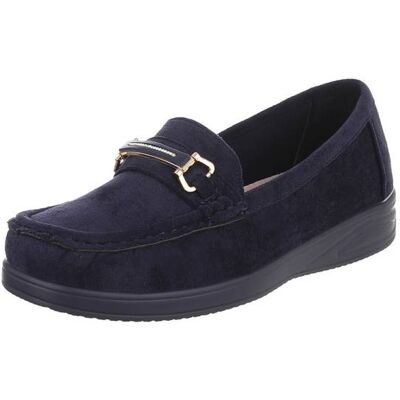 Ital-Design Slipper für Damen in Dunkelblau Ital-Design Slipper für Damen in Dunkelblau