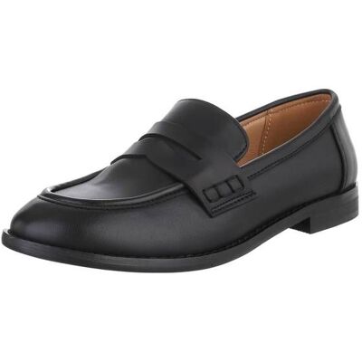 Ital-Design Slipper für Damen in Schwarz Ital-Design Slipper für Damen in Schwarz