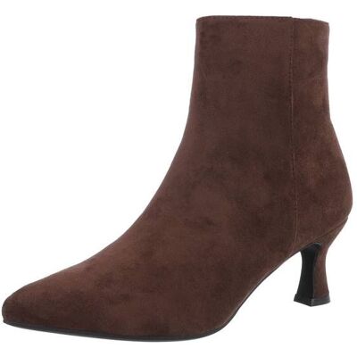 Ital-Design Klassische Stiefeletten für Damen in Braun Ital-Design Klassische Stiefeletten für Damen in Braun