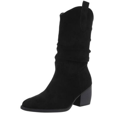 Ital-Design Western- & Bikerstiefel für Damen in Schwarz Ital-Design Western- & Bikerstiefel für Damen in Schwarz