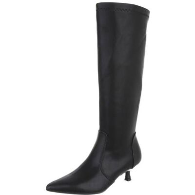 Ital-Design Klassische Stiefel für Damen in Schwarz Ital-Design Klassische Stiefel für Damen in Schwarz
