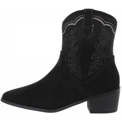 Ital-Design Western- & Bikerboots für Damen in Schwarz Ital-Design Western- & Bikerboots für Damen in Schwarz