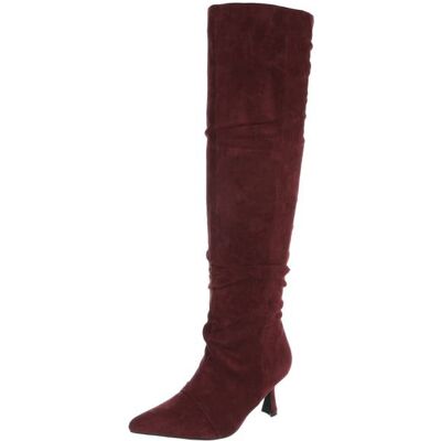 Ital-Design Overknees für Damen in Weinrot Ital-Design Overknees für Damen in Weinrot