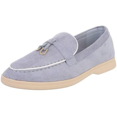 Ital-Design Slipper für Damen in Hellblau Ital-Design Slipper für Damen in Hellblau