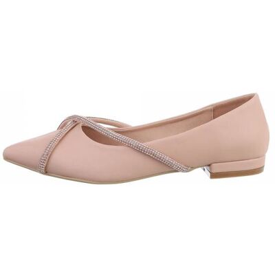 Ital-Design Klassische Ballerinas für Damen in Beige Ital-Design Klassische Ballerinas für Damen in Beige