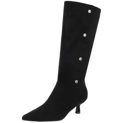 Ital-Design Klassische Stiefel für Damen in Schwarz Ital-Design Klassische Stiefel für Damen in Schwarz