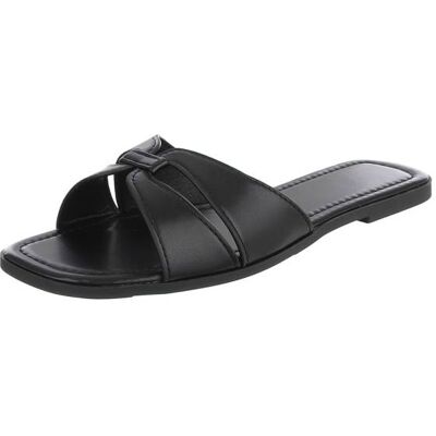 Ital-Design Pantoletten für Damen in Schwarz Ital-Design Pantoletten für Damen in Schwarz