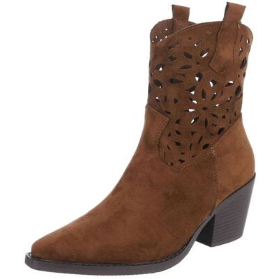 Ital-Design Sommerstiefel für Damen in Braun Ital-Design Sommerstiefel für Damen in Braun