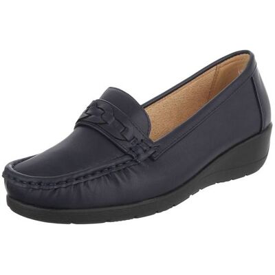 Ital-Design Slipper für Damen in Dunkelblau Ital-Design Slipper für Damen in Dunkelblau