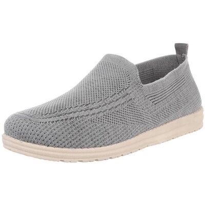 Ital-Design Slipper für Herren in Hellgrau Ital-Design Slipper für Herren in Hellgrau