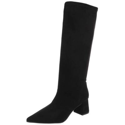 Ital-Design Klassische Stiefel für Damen in Schwarz Ital-Design Klassische Stiefel für Damen in Schwarz