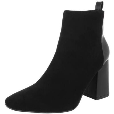 Ital-Design High-Heel Stiefeletten für Damen in Schwarz Ital-Design High-Heel Stiefeletten für Damen in Schwarz