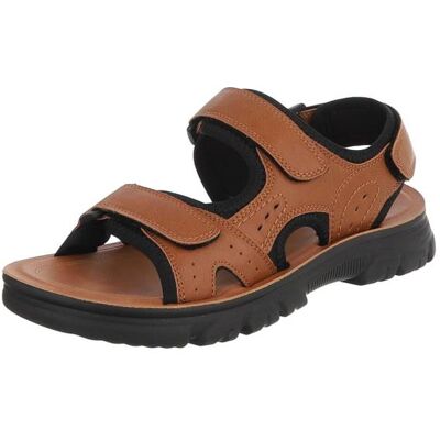 Ital-Design Sandalen für Herren in Camel Ital-Design Sandalen für Herren in Camel