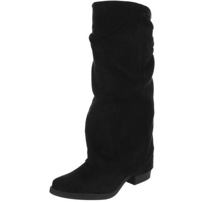 Ital-Design Western- & Bikerstiefel für Damen in Schwarz Ital-Design Western- & Bikerstiefel für Damen in Schwarz