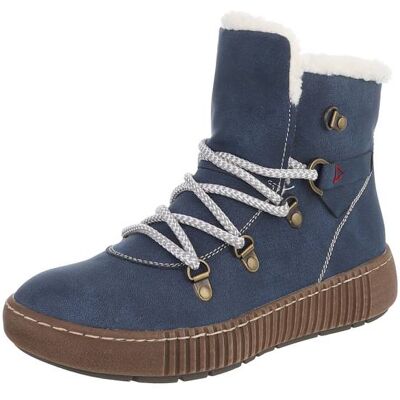 Ital-Design Snowboots für Damen in Blau Ital-Design Snowboots für Damen in Blau