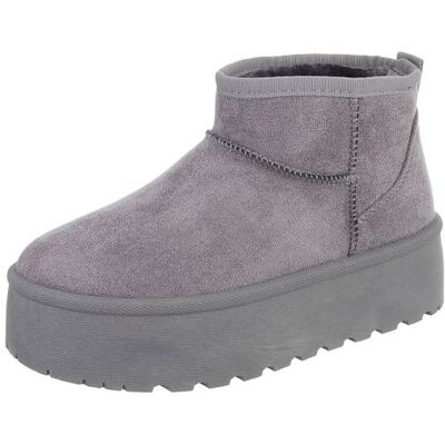 Ital-Design Snowboots für Damen in Grau Ital-Design Snowboots für Damen in Grau