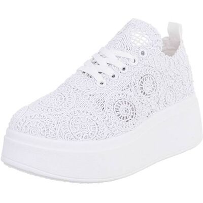 Ital-Design Sneakers Low für Damen in Weiß Ital-Design Sneakers Low für Damen in Weiß