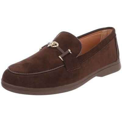 Ital-Design Slipper für Damen in Braun Ital-Design Slipper für Damen in Braun