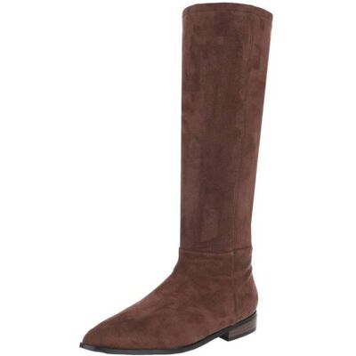 Ital-Design Flache Stiefel für Damen in Braun Ital-Design Flache Stiefel für Damen in Braun