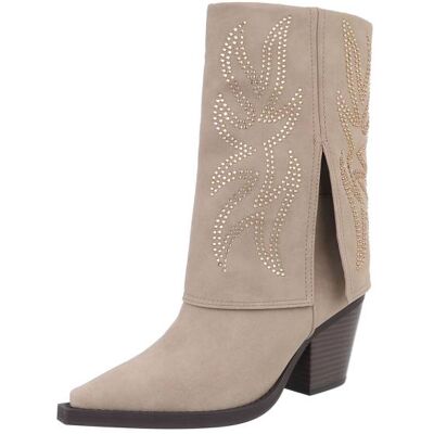 Ital-Design Western- & Bikerstiefel für Damen in Beige Ital-Design Western- & Bikerstiefel für Damen in Beige