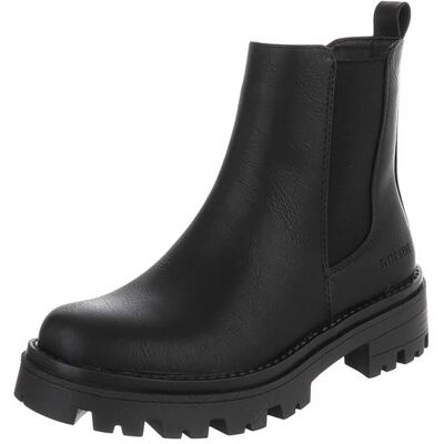 Ital-Design Plateaustiefeletten für Damen in Schwarz Ital-Design Plateaustiefeletten für Damen in Schwarz