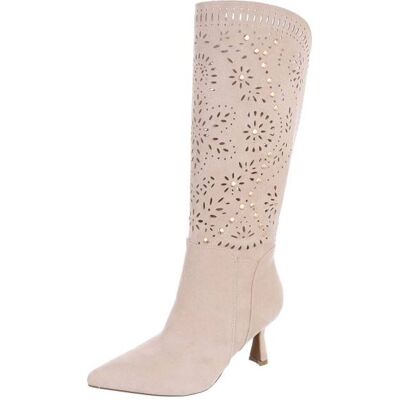 Ital-Design Sommerstiefel für Damen in Beige Ital-Design Sommerstiefel für Damen in Beige