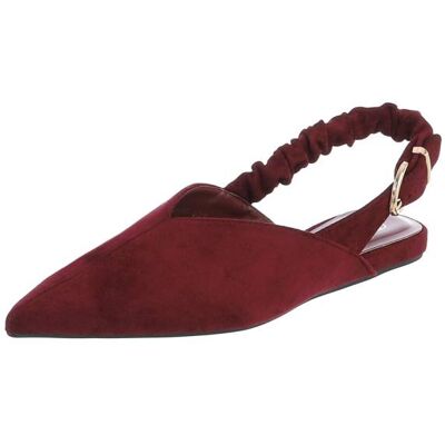 Ital-Design Schnür- & Riemchenpumps für Damen in Weinrot Ital-Design Schnür- & Riemchenpumps für Damen in Weinrot