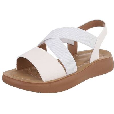 Ital-Design Sandalen für Damen in Weiß Ital-Design Sandalen für Damen in Weiß