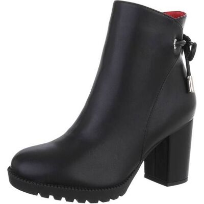 Ital-Design High-Heel Stiefeletten für Damen in Schwarz Ital-Design High-Heel Stiefeletten für Damen in Schwarz