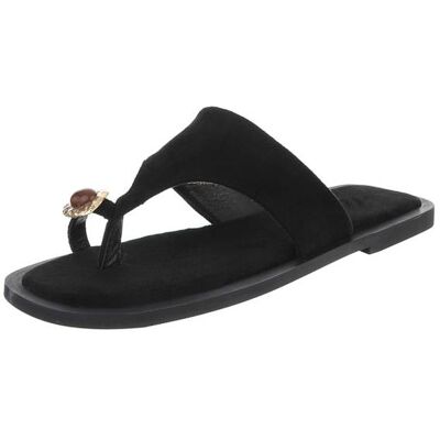 Ital-Design Zehentrenner für Damen in Schwarz Ital-Design Zehentrenner für Damen in Schwarz