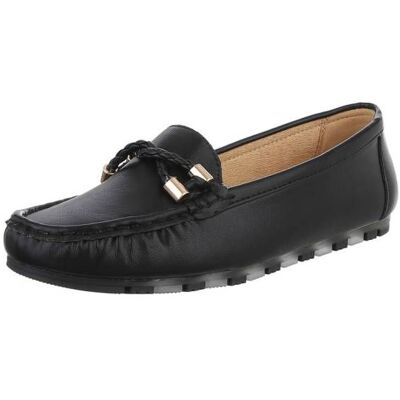 Ital-Design Slipper für Damen in Schwarz Ital-Design Slipper für Damen in Schwarz